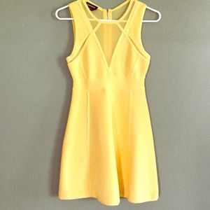 Sunshine Yellow Bebe dress